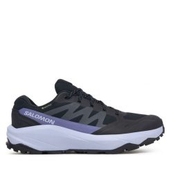 Trekkingi Salomon. Czarne obuwie trekkingowe damskie Salomon, z gore-texu, bez zapięcia. Za 479.99 zł.