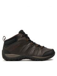 Columbia Trekkingi Peakfreak Nomad Chukka WP Omni-Heat BM3926 Brązowy. Brązowe botki męskie Columbia, bez wzorów, ze skóry, bez obcasa, bez zapięcia. Za 349.99 zł.