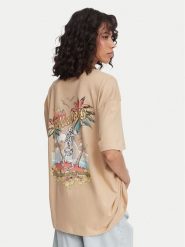 Billabong T-Shirt Take A Break EBJZT00407 Khaki Oversize. Brązowe t-shirty damskie Billabong, m, bez wzorów, z bawełny, bez kołnierzyka, bez ramiączek. Za 179.99 zł.
