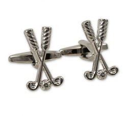 Stylowe, Męskie Spinki do Mankietów -ALTIES- KIJE GOLFOWE, Golf. Swetry męskie Alties, m, bez wzorów, eleganckie, bez kołnierzyka, bez ramiączek. Za 65.00 zł.
