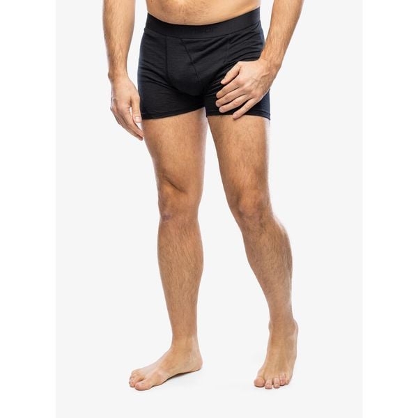Bokserki termoaktywne męskie Sensor Merino Air Boxers. Czarne bokserki męskie Sensor, bez wzorów. Za 140.99 zł.