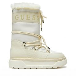 Śniegowce Guess. Brązowe śniegowce damskie Guess, bez zapięcia. Za 709.99 zł.