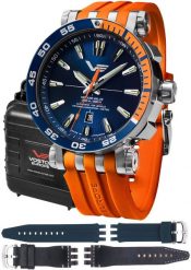 Zegarek męski Vostok Europe NH35A-575A715SO pomarańczowy. Brązowe zegarki męskie Vostok Europe, bez wzorów. Za 6,475.21 zł.