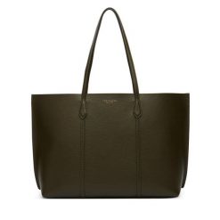 Torebka Tory Burch. Zielone shopperki damskie Tory Burch, bez wzorów, bez dodatków. Za 2,164.00 zł.