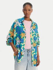 Billabong Koszula Summer Love EBJX603004 Niebieski Oversize. Niebieskie koszule damskie Billabong, l, bez wzorów, z wiskozy, bez kołnierzyka, bez ramiączek. Za 279.99 zł.