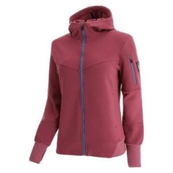 Damska bluza z kapturem zapinana na zamek Macron Athleisure SCC Panarea. Czerwone bluzy damskie Macron, l, bez wzorów, bez ramiączek, z kapturem. Za 355.00 zł.
