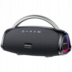 Głośnik bezprzewodowy AWEI KA39 100W Bluetooth 5.3 przenośny zewnętrzny czarny. Czarne głośniki przenośne Awei. Za 281.66 zł.