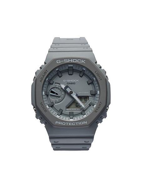 G-Shock Zegarek GA-2110ET-8AER Szary. Szare zegarki męskie G-Shock, bez wzorów. Za 449.99 zł.