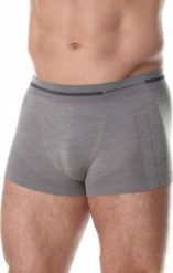 Brubeck BX10430 Bokserki męskie COMFORT WOOL ciemnoszary S. Szare bokserki męskie Brubeck, bez wzorów. Za 98.14 zł.