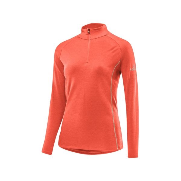 Sweter z wełny merino damski Löffler Transtex. Brązowe swetry nierozpinane damskie LOFFLER, l, bez wzorów, z wełny, sportowe, bez kołnierzyka, bez ramiączek. Za 457.50 zł.