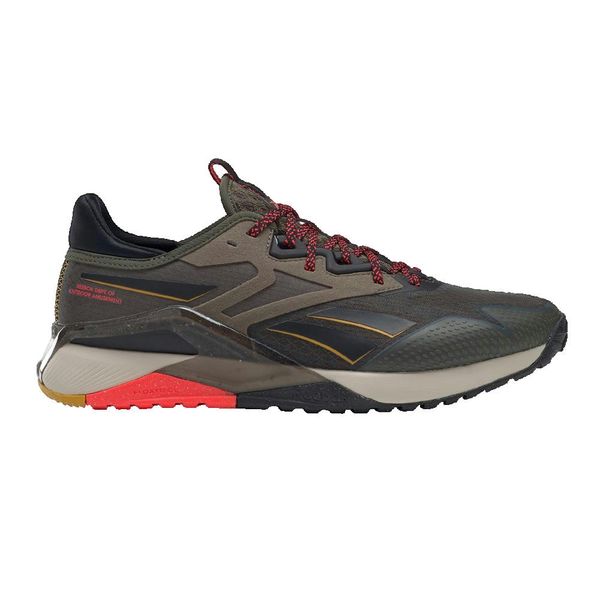 Obuwie Sportowe Męskie Reebok Nano X2 TR Adventure Czarny. Brązowe buty sportowe męskie Reebok, bez wzorów, bez zapięcia, na fitness i siłownię. W wyprzedaży za 482.35 zł.