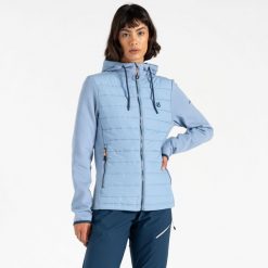 Mountain Series damska kurtka hybrydowa. Niebieskie bielizna sportowa damska Dare 2B, bez wzorów, z bawełny. W wyprzedaży za 249.99 zł.