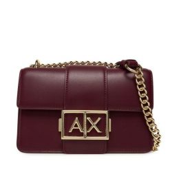 Torebka Armani Exchange. Czerwone torebki do ręki damskie Armani Exchange, bez wzorów, bez dodatków. Za 659.99 zł.