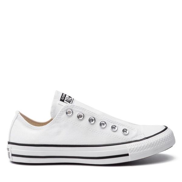 Trampki Converse. Białe trampki i tenisówki damskie Converse, bez wzorów, bez zapięcia. Za 209.99 zł.
