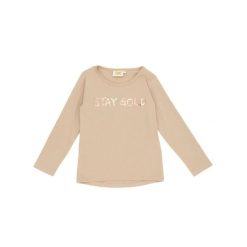 Koszulka na co dzień na siłownię. Brązowe bluzki damskie LEONE 1947 APPAREL, bez wzorów, z bawełny, sportowe, bez kołnierzyka, bez ramiączek. W wyprzedaży za 69.47 zł.