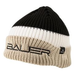 Czapka Z Daszkiem Unisex Dla Dorosłych. Brązowe czapki damskie Bauer, bez wzorów, z dzianiny. Za 202.99 zł.