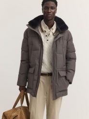Bugatti Parka Mężczyźni brązowy, 48. Brązowe parki męskie Bugatti, m, bez wzorów, bez kołnierzyka, bez kaptura. Za 1,499.95 zł.