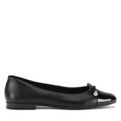 Baleriny Sergio Bardi. Czarne balerinki damskie Sergio Bardi, bez wzorów, bez obcasa, bez zapięcia. Za 219.99 zł.