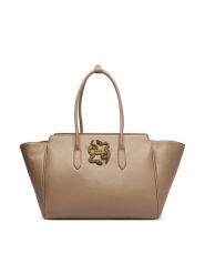 Just Cavalli Torebka 81RA4BA2 ZSA89 Brązowy jasny. Brązowe shopperki damskie Just Cavalli, bez wzorów, ze skóry, bez dodatków. Za 939.99 zł.