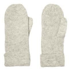 Rękawiczki Damskie Vero Moda. Szare rękawiczki damskie Vero Moda, bez wzorów, z dzianiny. Za 39.99 zł.