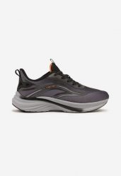 Ciemnoszare Buty Sportowe Sneakersy na Piankowej Podeszwie Linasela. Szare buty sportowe męskie Born2be, bez wzorów, z jeansu, bez zapięcia. Za 109.99 zł.