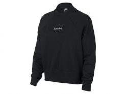 Bluza damska NIKE W SPORTSWEAR CREW NEWSPRINT XL. Czarne bluzy damskie Adidas, s, bez wzorów, z bawełny, biznesowe, bez ramiączek, bez kaptura. Za 239.00 zł.