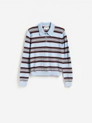 Sweter z wełną - jasnoniebieski. Niebieskie swetry nierozpinane damskie Reserved, l, bez wzorów, z dzianiny, bez kołnierzyka, bez ramiączek. Za 229.99 zł.