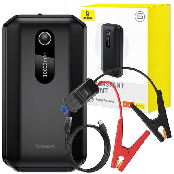 Baseus jump starter booster 10000mah 1000a urządzenie rozruchowe powerbank. Powerbanki Baseus. Za 249.99 zł.