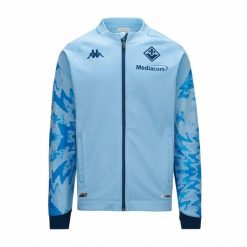 Bluza AC Fiorentina Arunopre Pro 7 2023/24. Niebieskie bluzy męskie Kappa, bez wzorów, sportowe, bez ramiączek, bez kaptura. W wyprzedaży za 278.90 zł.