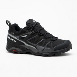 Buty turystyczne męskie Salomon XUltra Pioneer 2 GTX niskie. Brązowe buty zimowe męskie Salomon, bez wzorów, z gore-texu, bez obcasa, bez zapięcia. W wyprzedaży za 469.99 zł.