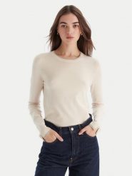 Liu Jo Sweter MF5226 MS49I Écru Regular Fit. Swetry nierozpinane damskie Liu Jo, m, bez wzorów, z syntetyku, bez kołnierzyka, bez ramiączek. Za 399.99 zł.