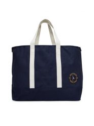 Tommy Hilfiger Torebka Th Summer Tote AM0AM13557 Granatowy. Niebieskie shopperki damskie Tommy Hilfiger, bez wzorów, z materiału, bez dodatków. Za 429.99 zł.