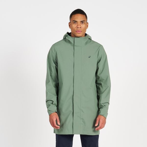 Kurtka żeglarska męska Tribord Sailing 500. Zielone kurtki męskie Decathlon, m, bez wzorów, z materiału, klasyczne, bez kaptura. Za 269.99 zł.