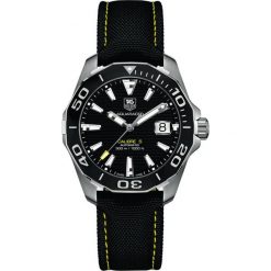 ZEGAREK TAG HEUER AQUARACER 300M WAY211A.FC6362. Czarne zegarki męskie TAG HEUER, bez wzorów, z koronki, ceramiczne. Za 9,770.00 zł.