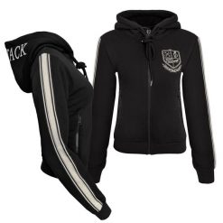 Bluza rozpinana JD ATTACK Sally. Czarne bluzy damskie JD ATTACK, bez wzorów, sportowe, bez ramiączek, bez kaptura. Za 239.00 zł.