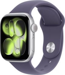 Smartwatch Apple Watch Series 11 42mm Silver /Purple Fog Sport Band - M/L. Fioletowe zegarki smartwatch Apple, bez wzorów. Za 1,799.71 zł.