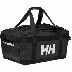 Torba turystyczna podróżna dla dorosłych Helly Hansen Scout Duffel. Czarne torby podróżne damskie Helly Hansen, bez wzorów. Za 389.99 zł.
