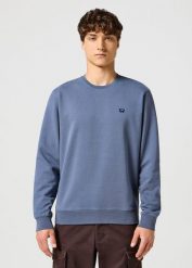 WRANGLER MĘSKA BLUZA SIGN OFF CREW Grisallie 112357335 W6589008823. Bluzy męskie Wrangler, m, bez wzorów, bez ramiączek, bez kaptura. Za 139.99 zł.