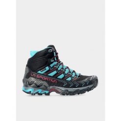 Buty turystyczne damskie La Sportiva Ultra Raptor II Mid GTX. Czarne obuwie trekkingowe damskie La Sportiva, bez zapięcia. Za 823.99 zł.