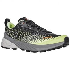 Buty trekkingowe damskie Lowa Amplux. Szare obuwie trekkingowe damskie Lowa, z materiału, bez zapięcia. Za 635.55 zł.