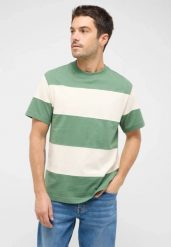 Męski T-Shirt Mustang Style Alvarado Dark Ivy 1016277 6326. T-shirty męskie Mustang, m, bez wzorów, bez kołnierzyka, bez ramiączek. Za 69.99 zł.