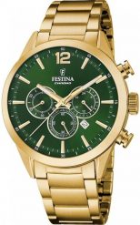 Zegarek męski Festina F20633-5 złoty. Żółte zegarki męskie Festina, bez wzorów, złote. Za 869.00 zł.
