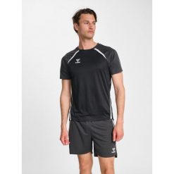 Koszulka Hummel Lead 2.0. Czarne bluzki damskie Hummel, bez wzorów, sportowe, bez kołnierzyka, bez ramiączek. Za 170.00 zł.