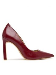 MICHAEL Michael Kors Szpilki Amara Pump 40F6AMHP1L Czerwony. Czerwone szpilki damskie MICHAEL Michael Kors, bez wzorów, ze skóry, bez obcasa, na szpilce, bez zapięcia. Za 789.99 zł.