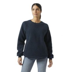 Bluza damska Helly Hansen Escape Teddy. Niebieskie bluzy damskie Helly Hansen, bez wzorów, sportowe, bez ramiączek, bez kaptura. Za 460.00 zł.