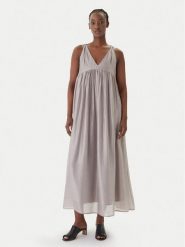 Eleh Sukienka letnia SS260270 Szary Relaxed Fit. Szare sukienki damskie Eleh, na lato, bez wzorów, z wiskozy, bez kołnierzyka, bez ramiączek. Za 679.99 zł.