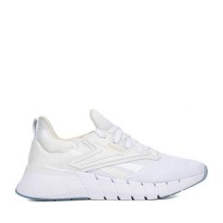 Buty na siłownię Reebok. Zielone obuwie sportowe damskie Reebok, bez wzorów, bez zapięcia, na fitness i siłownię. Za 299.99 zł.