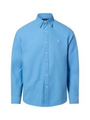 Polo Ralph Lauren Męska koszula casual Mężczyźni Regular Fit Bawełna niebieski jednolity, S. Niebieskie koszule męskie Polo Ralph Lauren, m, bez wzorów, z bawełny, casualowe, bez kołnierzyka, bez ramiączek. Za 689.95 zł.