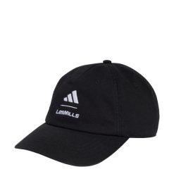CZAPKA TYPU DAD CAP Z EFEKTEM SPRANIA LM. Białe czapki damskie Adidas, bez wzorów, z bawełny, klasyczne. Za 109.00 zł.