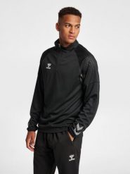 Kurtka hmlpro half zip Hummel. Czarne kurtki męskie Hummel, s, bez wzorów, z nylonu, bez kaptura. Za 201.90 zł.